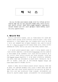 테니스에 대해
