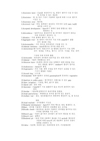 식물개관 용어정리