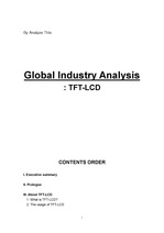 Global Industry Analysis: TFT-LCD