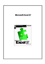 Excel97 사용 메뉴얼
