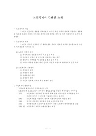 노인복지의 간단한 소개