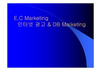 E.C Marketing  인터넷 광고 & DB Marketing