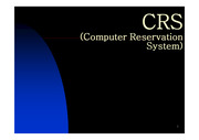 [CRS/GDS] CRS 사례발표 자료 I.