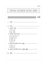 [음악치료] 음악이 인간에게 미치는 영향