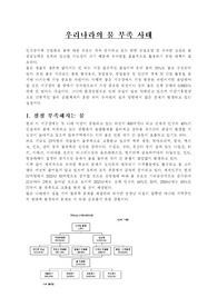 우리나라의 물부족 사태의 원인과 해결방안