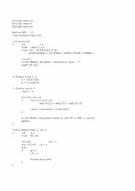 [C언어 프로그램] 수치계산 Newton Interpolation