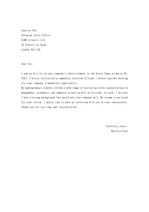 [이력서] cover-letter, resume