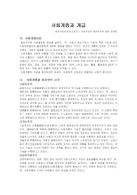 사회계층