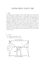 [금속재료] 7000계Al 합금의 미세조직 관찰