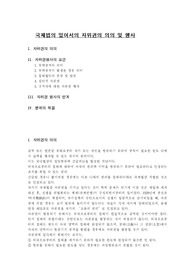 [국제법]국제법- 자위권의 의의 및 행사