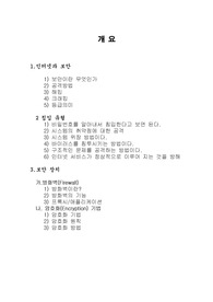 [보안] 인터넷보안(침입 유형, 보안장치)