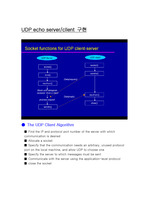 [네트워크 프로그래밍] UDP echo server/client 구현