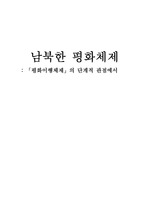 [남북한관계론] 남북한 평화이행체제의 출현