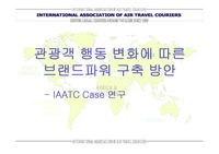 [관광마케팅] 커리어서비스 마케팅 방안- IAATC