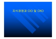 [정보시스템학] 지식경영과 cio 및 cko