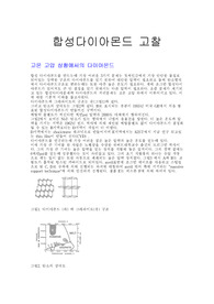 합성다이아몬드 고찰