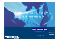 [경영정보시스템] Siebel社 의 새로운 도약을 위한 전략