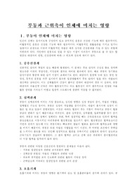 부동과 근위축이 인체에 미치는 영향