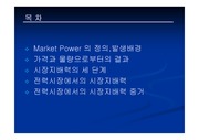 [전력] market power