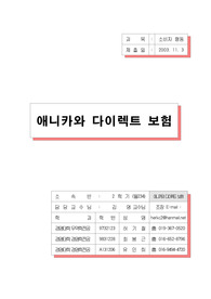 삼성애니카 광고 분석