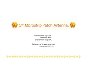 [실험보고서] Microstrip Patch Antenna