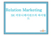 [마케팅] 관계마케팅(SK커뮤니케이션즈의 싸이월드)