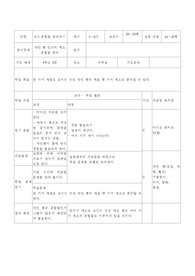 [학습지도안] 수업지도안(과학과)