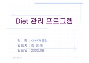 [다이어트,다이어트관리] 다이어트 관리 프로그램 (team project)