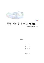 [관광, 도시관광] 부산시티투어버스현황과문제점