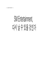 [음반산업] SM Entertainment 다시날수 있을것인가..