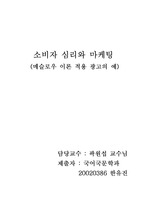 [산업심리] maslow 매슬로우의 욕구 단계별 광고 모음