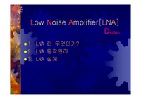 [RF공학] Low Noise Amplifier Design