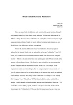 [영어 essay] Behavioral addiction