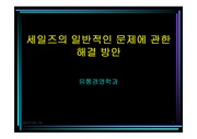 세일즈의 일반적인 문제에 관한 해결방안