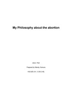 [Human & sexuality] abortion찬성