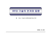 [최신기술] RFID의 최신 동향 및 방향성을 중심으로