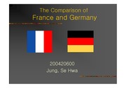 [세계사] 프랑스와 독일의 비교