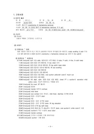 SDH 경뇌막하혈종 간호과정