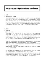 [케이스]Hepatocellular carcinoma(간종양, 간암)