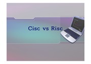 [컴퓨터 구조론] cisc risc 비교 발표