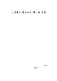 [한국사]병자호란과 임진왜란의 원인과 교훈