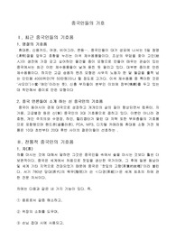 [중국] 중국인들의 기호
