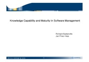 [MIS] Knowledge Capability and Maturity in Software Management