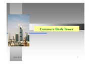 [건축] 298m commerz bank tower