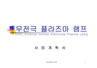 [사업일반] 영문사업계획서