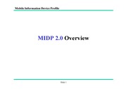 [모바일] MIDP Overview