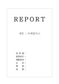 [경영] 마케팅믹스