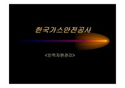 [인적자원관리] 한국가스안전공사의 인적자원관리