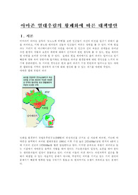 아마존 열대우림의 황폐화에 따른 대책방안