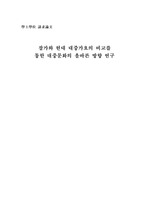 [국어국문학]잡가와 현대 대중문화의 비교를 통한 대중문화의 올바른 방향 연구